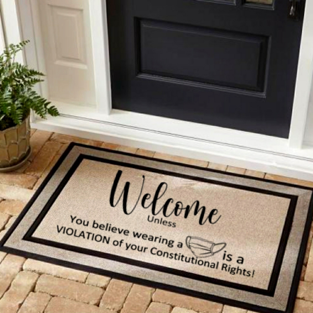 NWT -Covid Inspired Door Mats